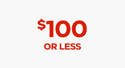 $100 or less.