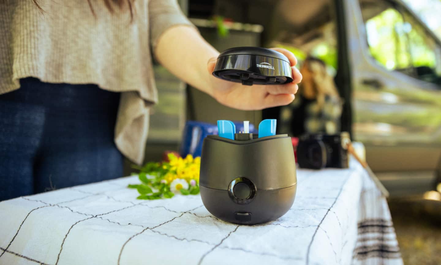 Fast acting, highly effective mosquito repellent.