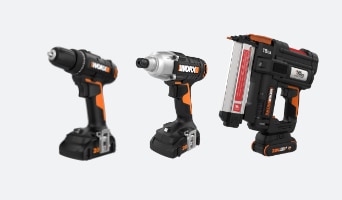 Perceuse-tournevis et agrafeuse à couronne Worx