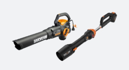 Deuxs souffleurs de feuilles Worx
