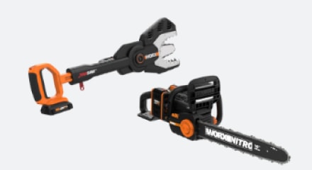 Tronçonneuse et Scie à élaguer Worx
