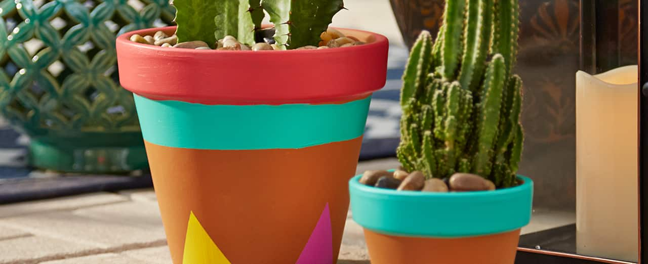 Outdoor Paint Terra Cotta Planters