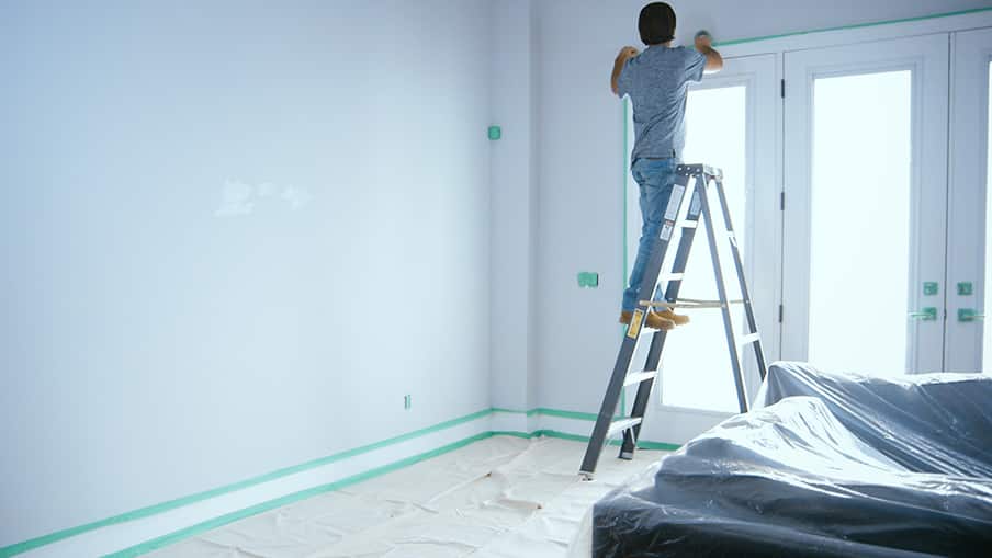 How to prep a room for painting