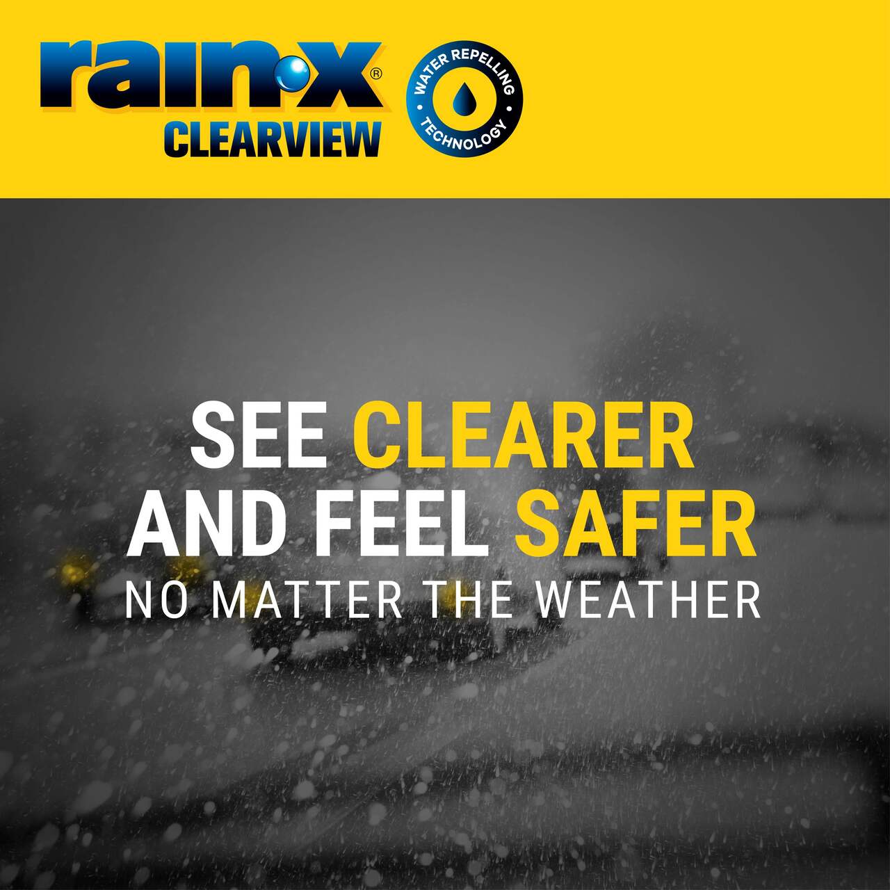 Rain-X ClearView - De-Icer Windshield Washer Fluid, -40°C, 3.78L x 4pk 