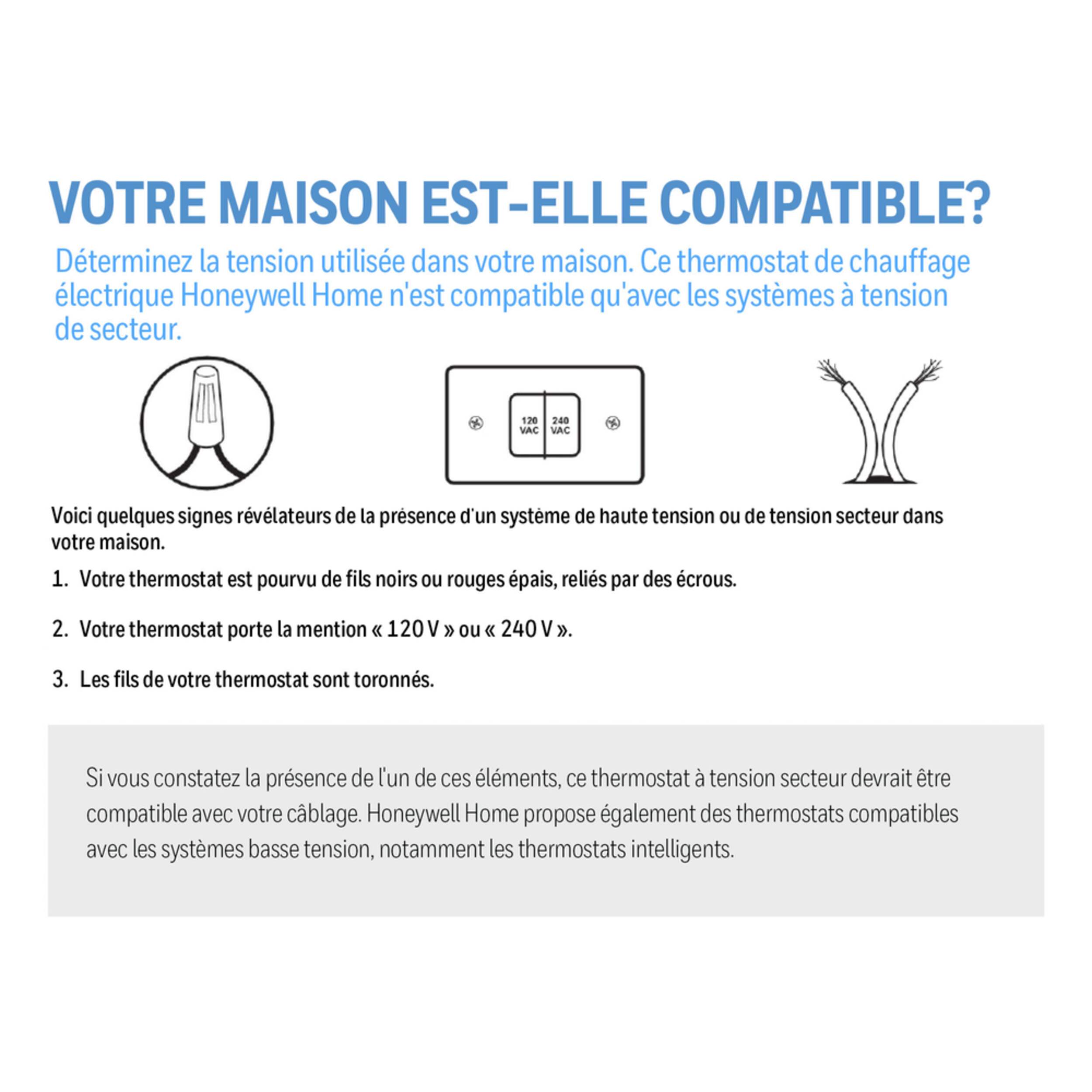 Thermostat électrique programmable de 52 jours Aube TH104PLUS