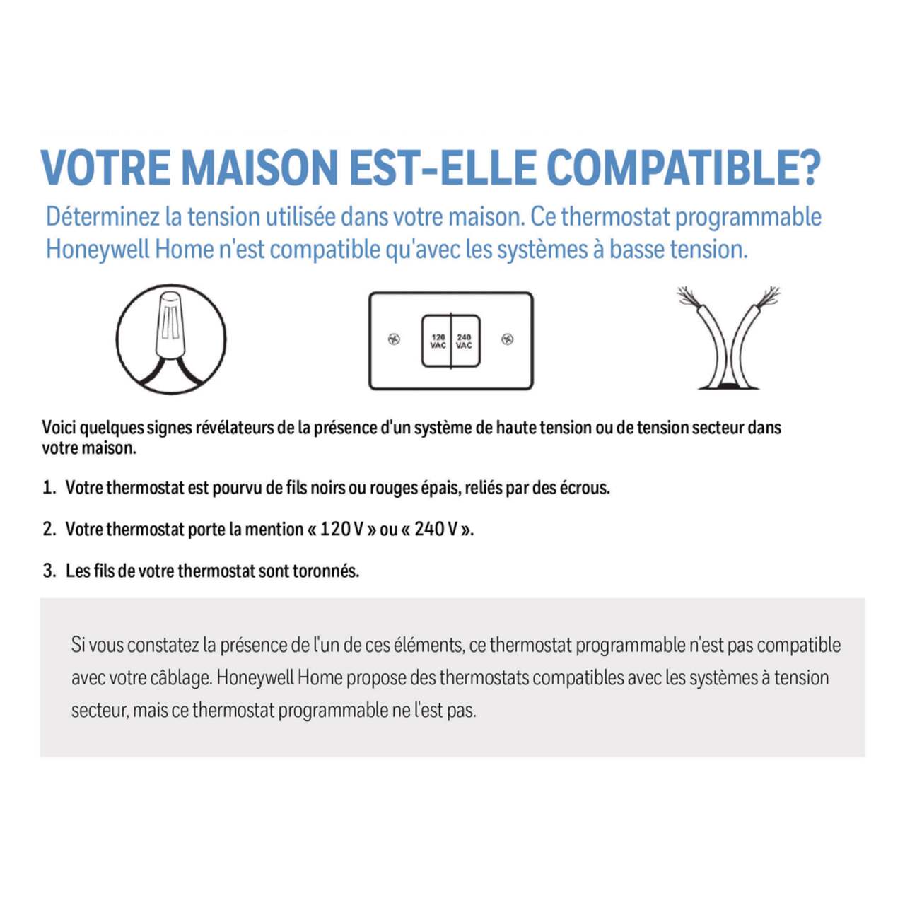 Thermostat programmable avec écran ACL - 5/2 jours