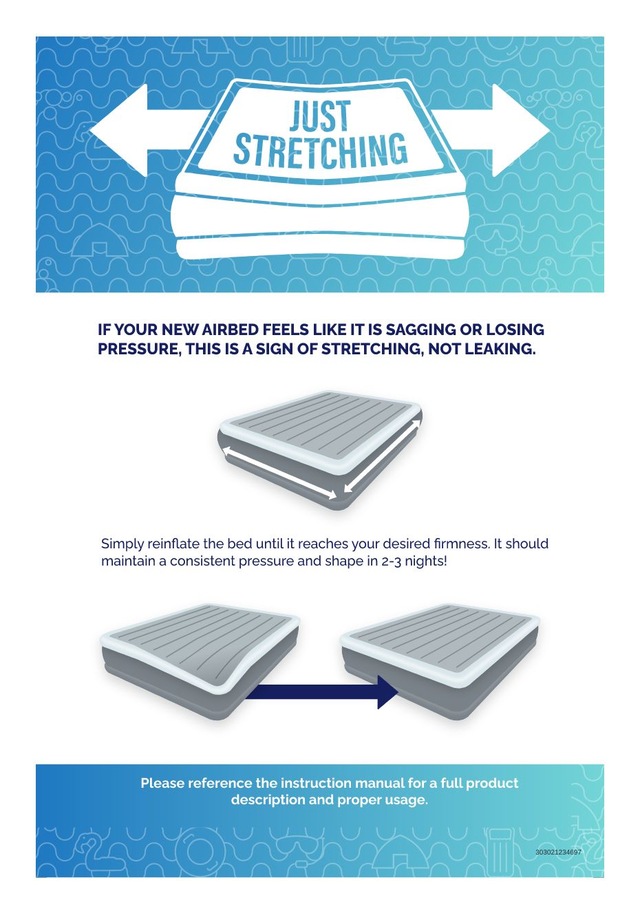 Outbound Twin DoubleHigh Inflatable Air Mattress/Airbed w/ Flocked Top