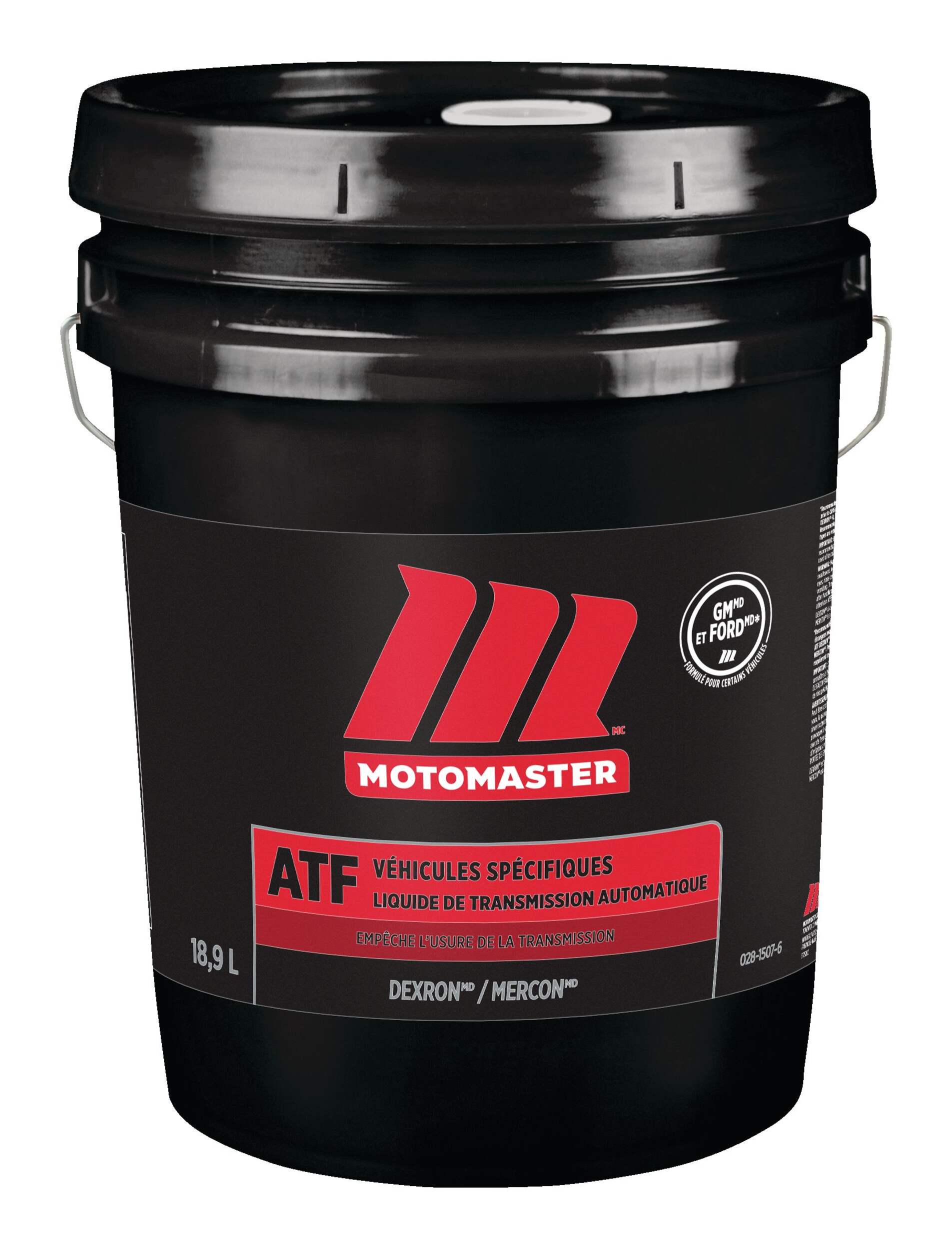 Moto Master Dexron III/Mercon Automatic Transmission Fluid/ATF, 20-L Front_Flat