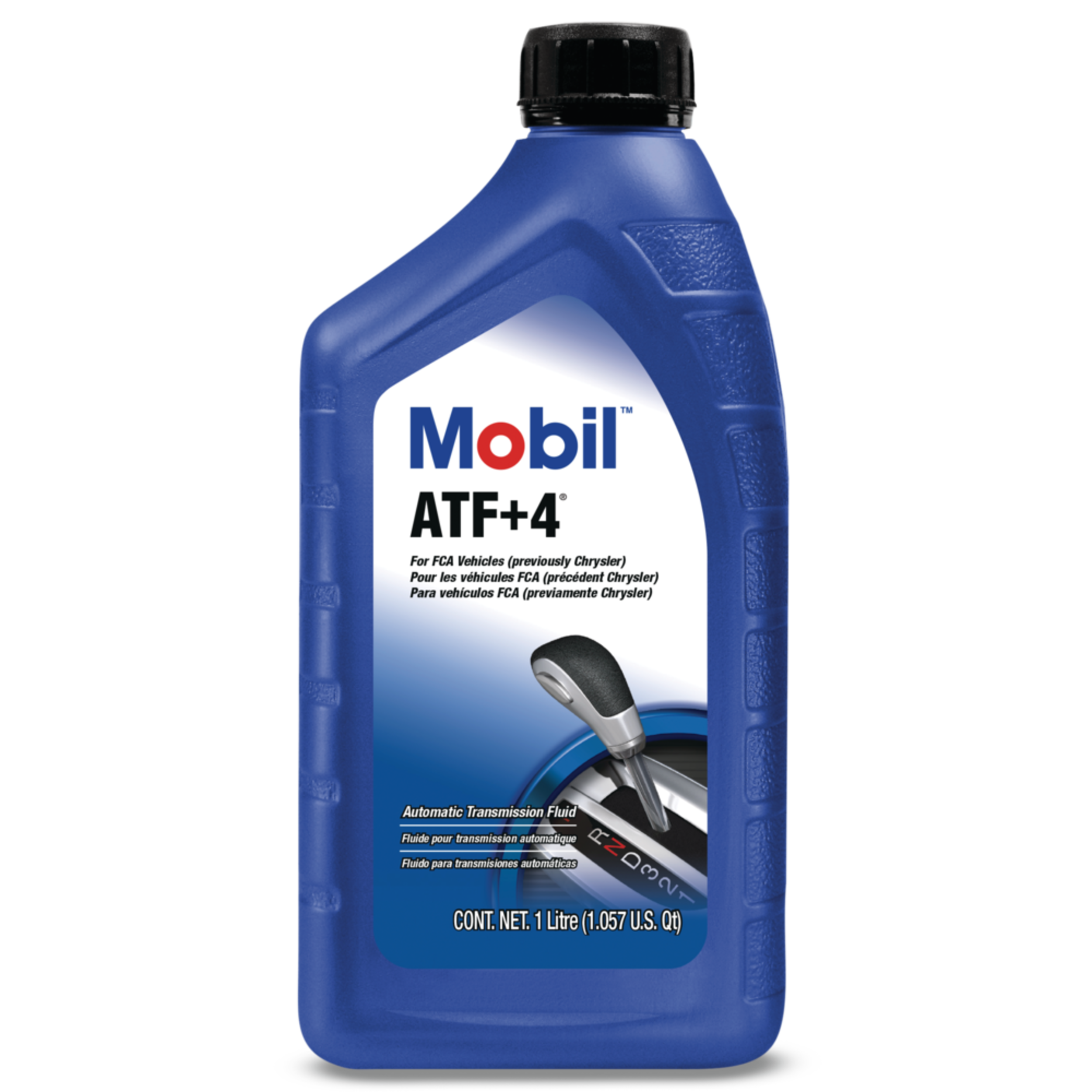 Mobil ATF+4 Automatic Transmission Fluid/ATF, 1-L Front_Flat