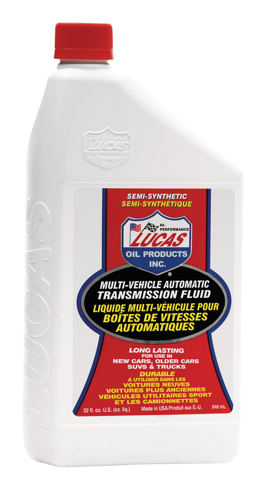 Lucas Oil SemiSynthetic MultiVehicle Automatic Transmission Fluid