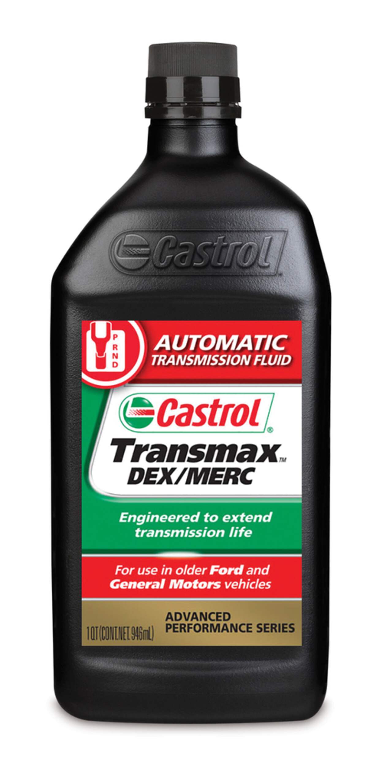 Castrol Transmax DEX/MERC Automatic Transmission Fluid/ATF, 946-mL Front_Flat