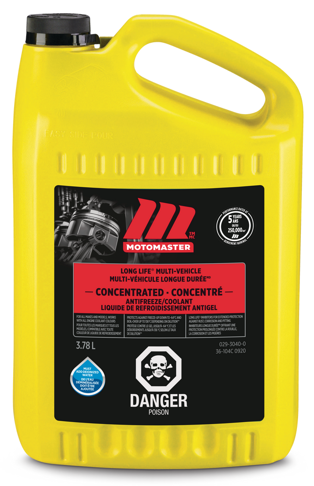 MotoMaster Long Life MultiVehicle Global Concentrated AntiFreeze
