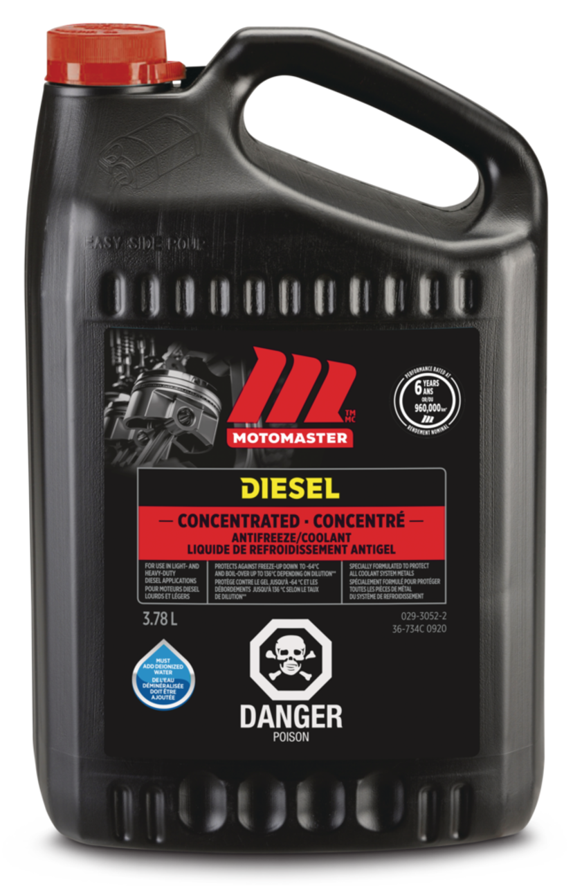 MotoMaster Long Life Diesel Concentrated Anti-Freeze/Coolant, 3.78-L