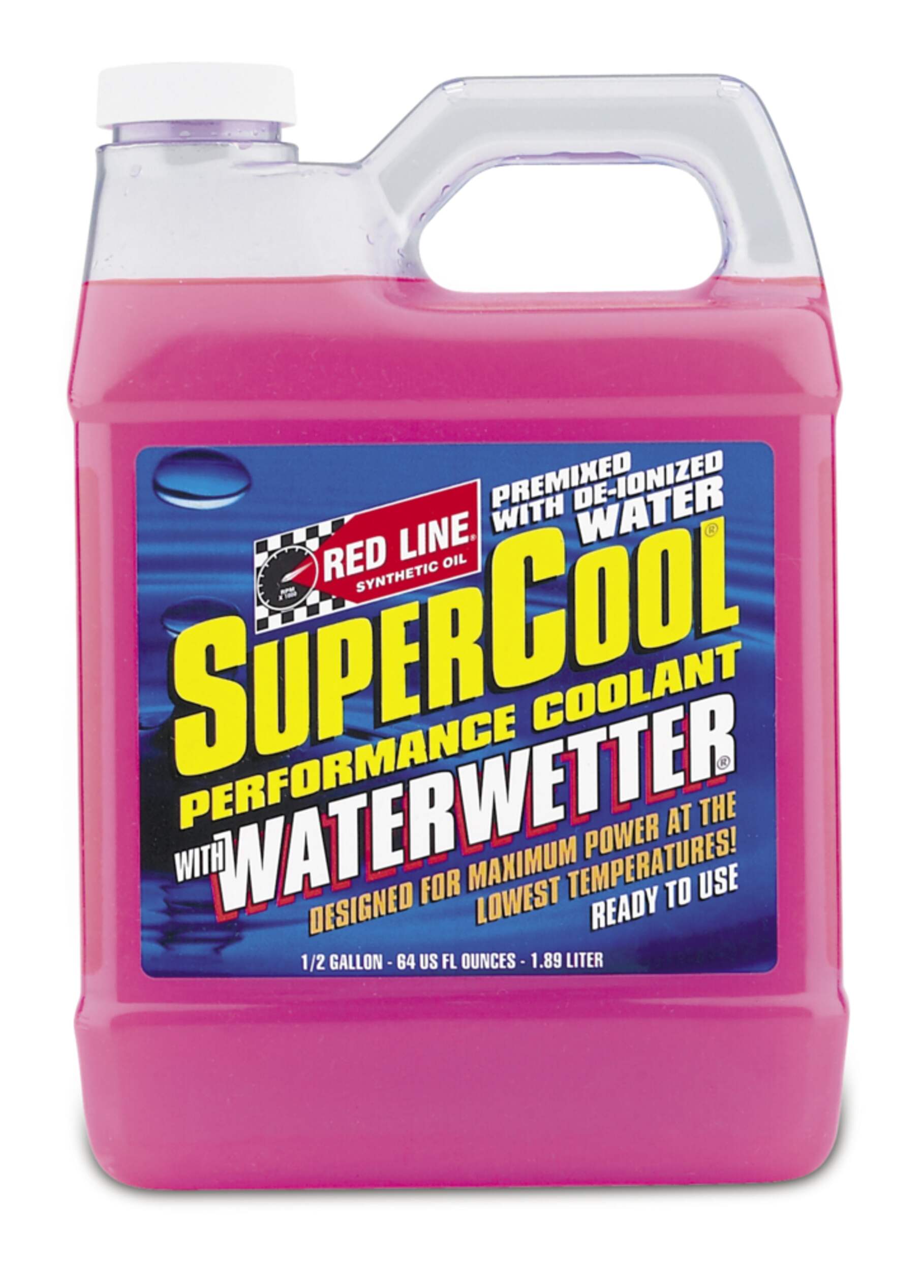 Red Line SuperCool Performance 50/50 Premixed Coolant with WaterWetter®, 1.89-L Front_Flat