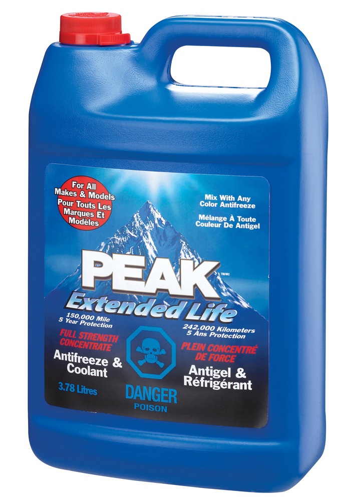 Peak Extended Life Concentrate AntiFreeze/Coolant, 3.78L Canadian Tire
