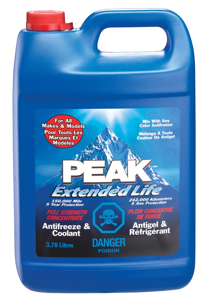 Peak Extended Life Concentrate AntiFreeze/Coolant, 3.78L Canadian Tire