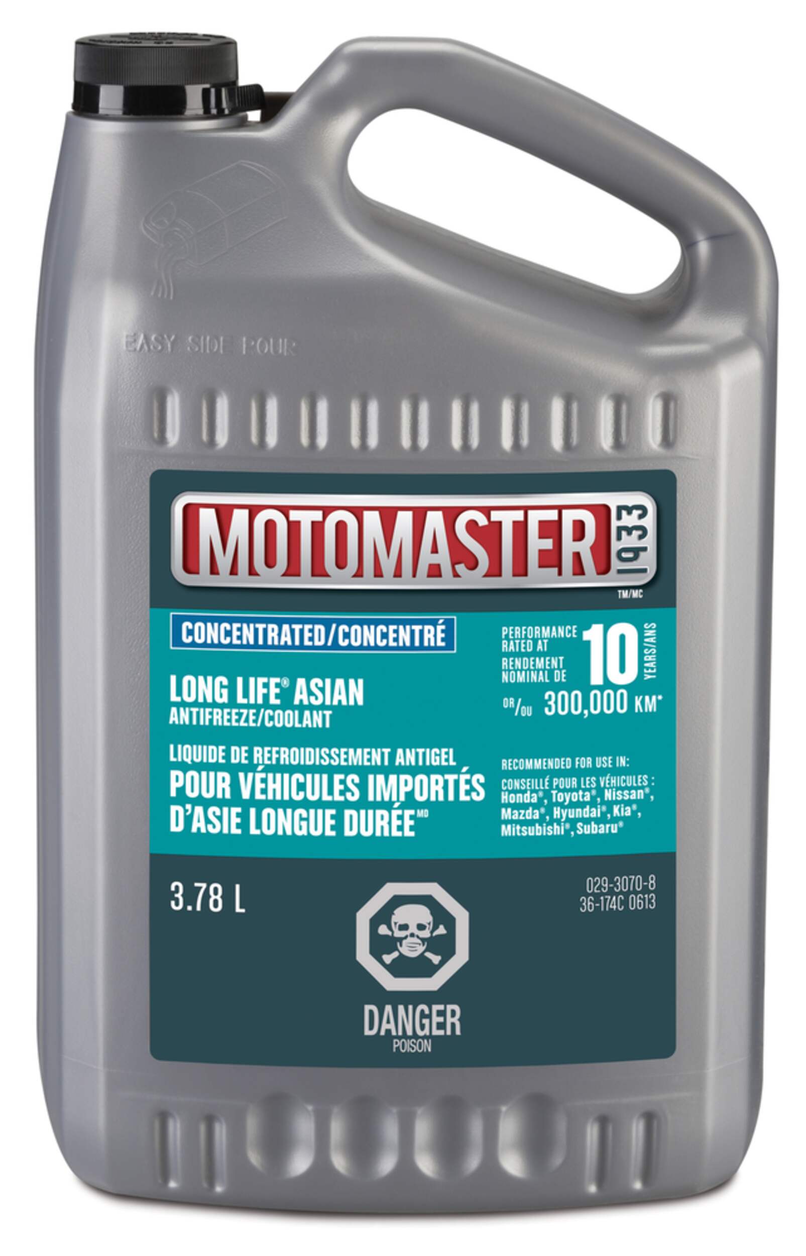 MotoMaster Concentrated Long Life Asian Vehicle Coolant, 3.78-L Front_Flat