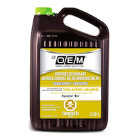 OEM Concentrated Anti-Freeze/Coolant, Kia/Hyundai, Yellow, 3.78-L Front_Flat