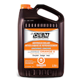 OEM Concentrated Anti-Freeze/Coolant, Chrysler/Jeep/Dodge, Orange II, 3.78-L Front_Flat