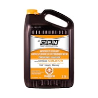 OEM Concentrated Anti-Freeze/Coolant, Ford/Lincoln/Mercury, Gold /OR 3.78-L Front_Flat