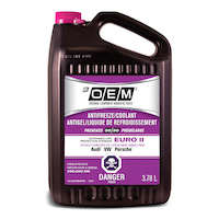 OEM 50/50 Premixed Anti-Freeze/Coolant, Audi/Volkswagen/Porsche, Euro II, 3.78-L Front_Flat