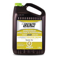OEM 50/50 Premixed Antifreeze/Coolant, Hyundai/Kia, Yellow, 3.78-L Front_Flat