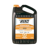 OEM 50/50 Premixed Anti-Freeze/Coolant, Chrysler/Jeep/Dodge, Orange II, 3.78-L Front_Flat