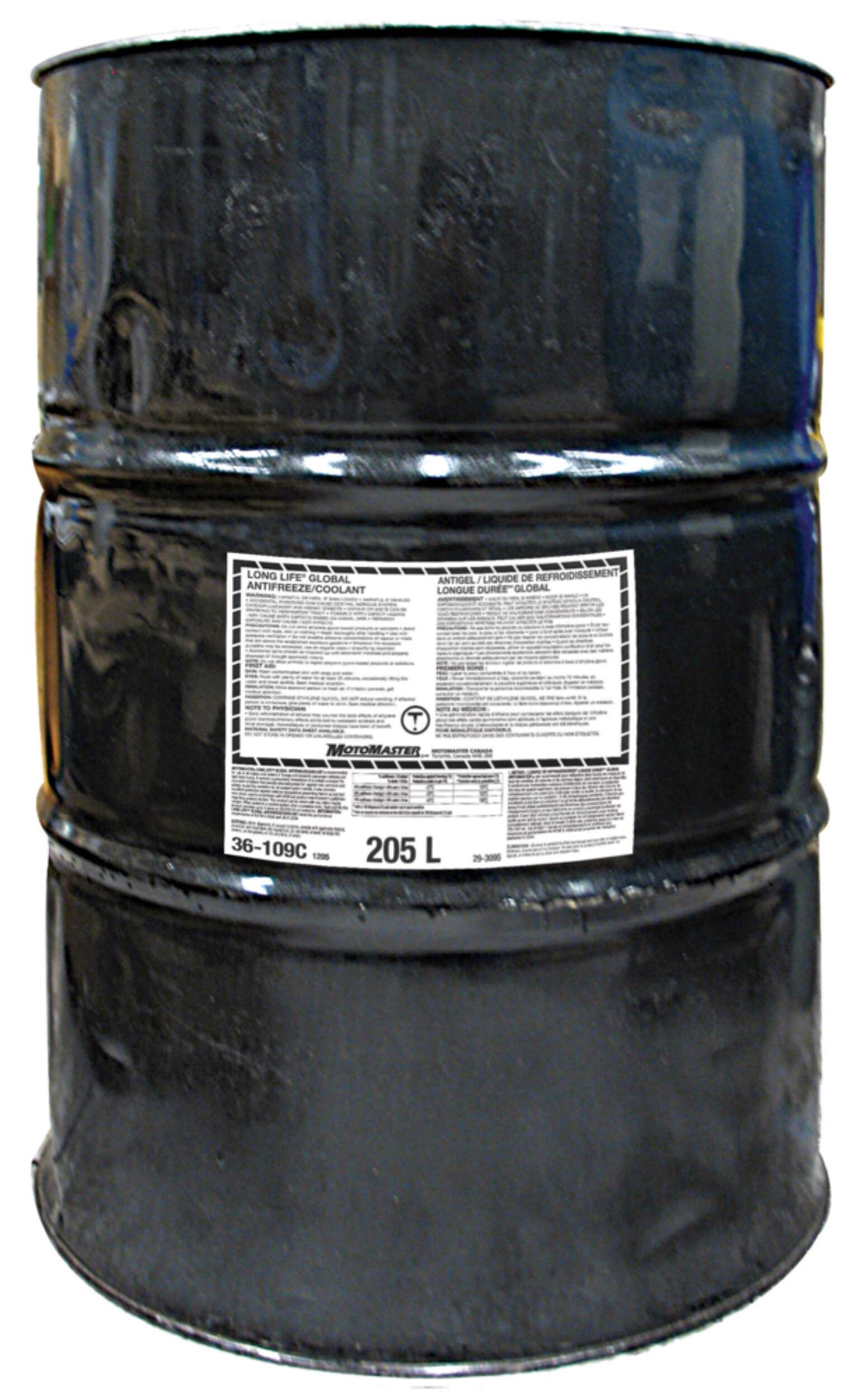 MotoMaster Long Life Global Anti-Freeze/Coolant, 205-L Front_Flat