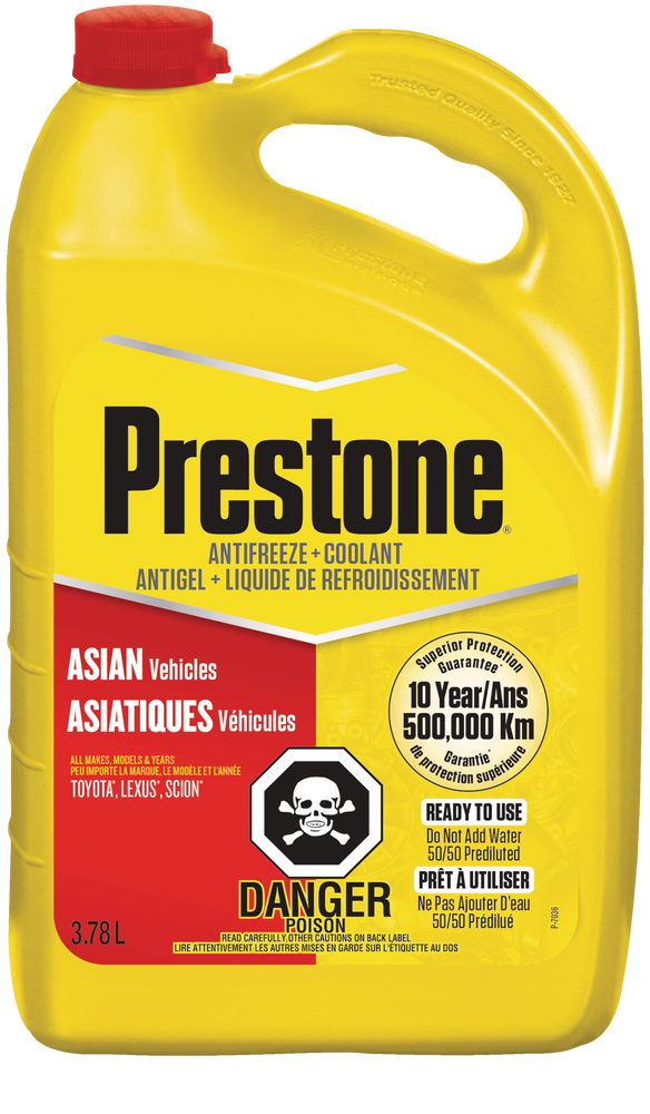 Prestone® Asian Antifreeze/Coolant, Red, 3.8L Canadian Tire