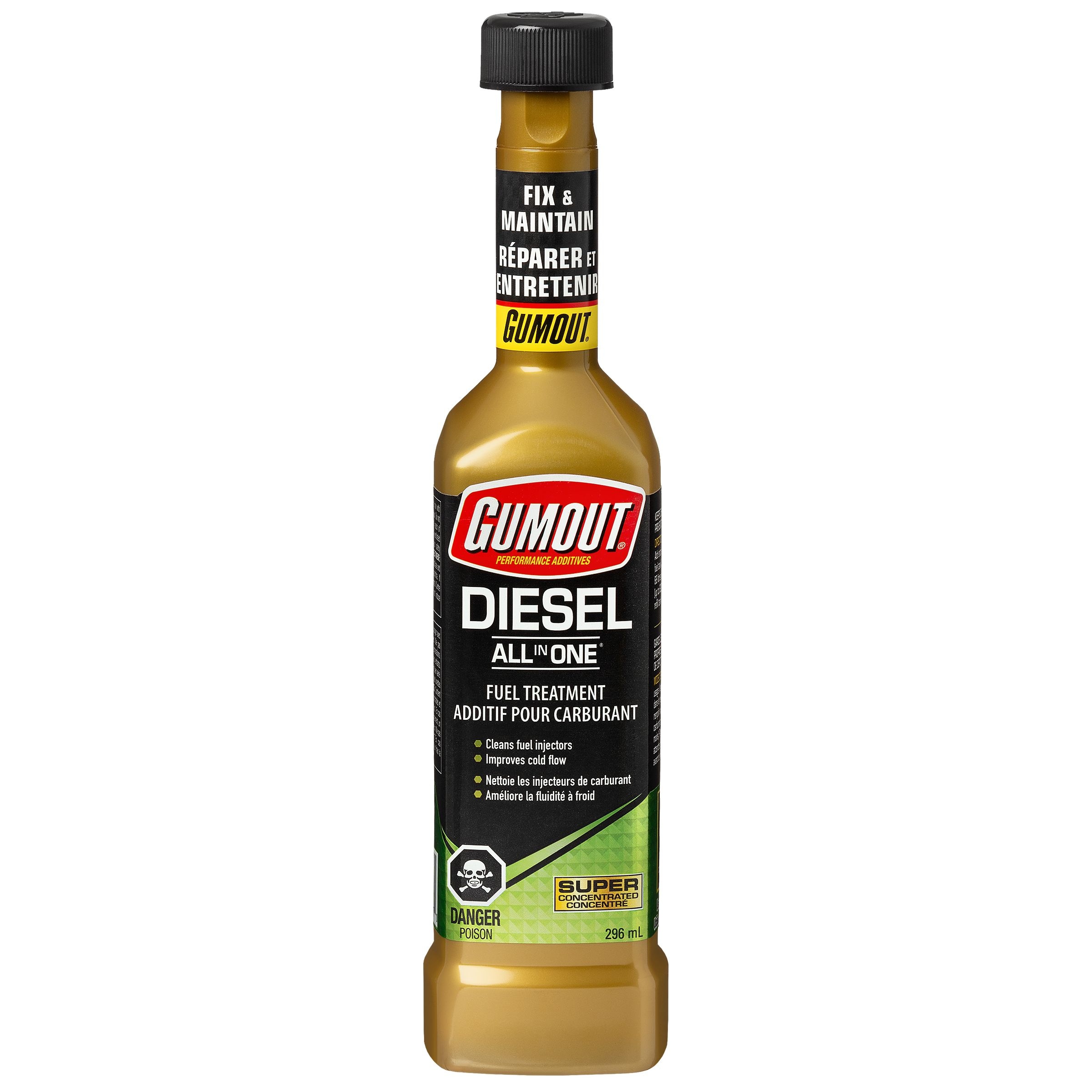 Gumout Diesel AllIn1 Treatment Complete Fuel System Cleaner, 296mL