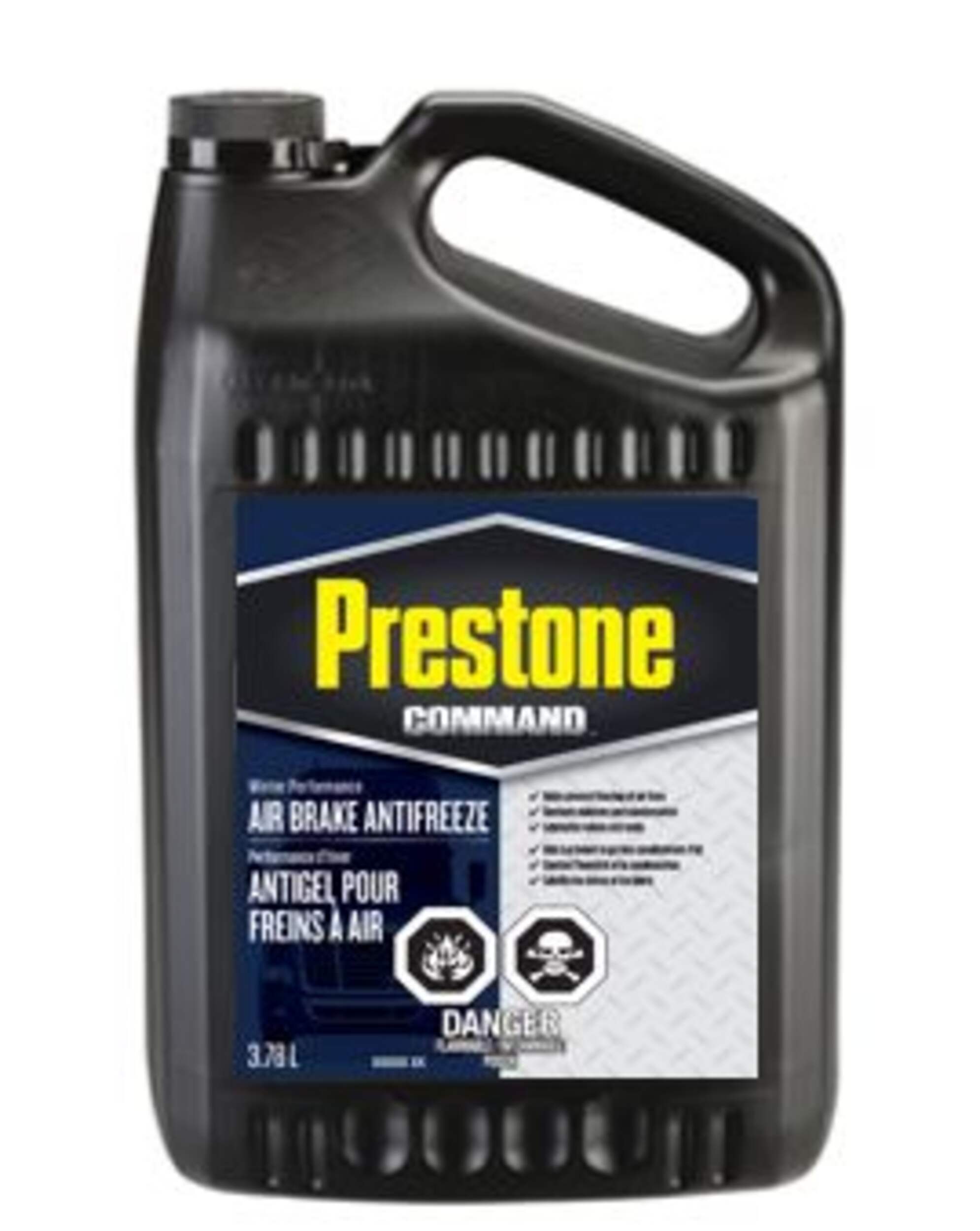 Antigel pour freins pneumatiques Recochem Prestone Command, 3,78 L Front_Flat