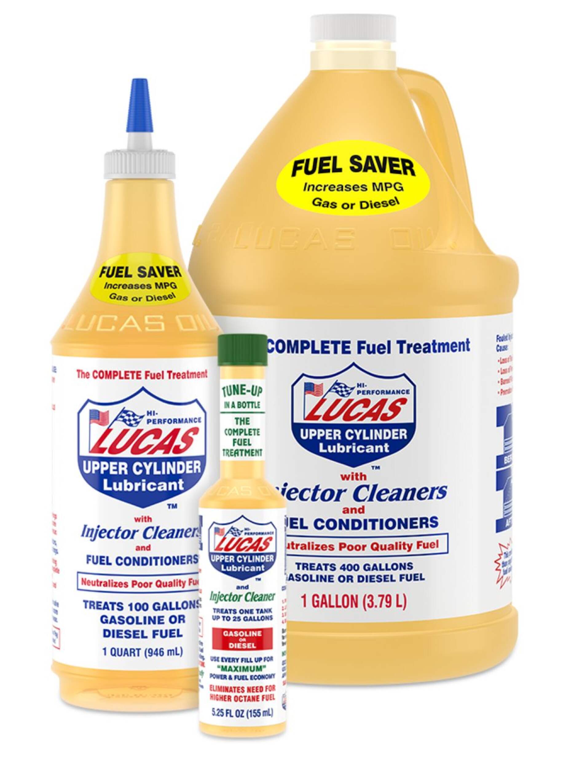 Lucas Oil Fuel Treatment with Upper Cylinder Lubricant & Injector ...