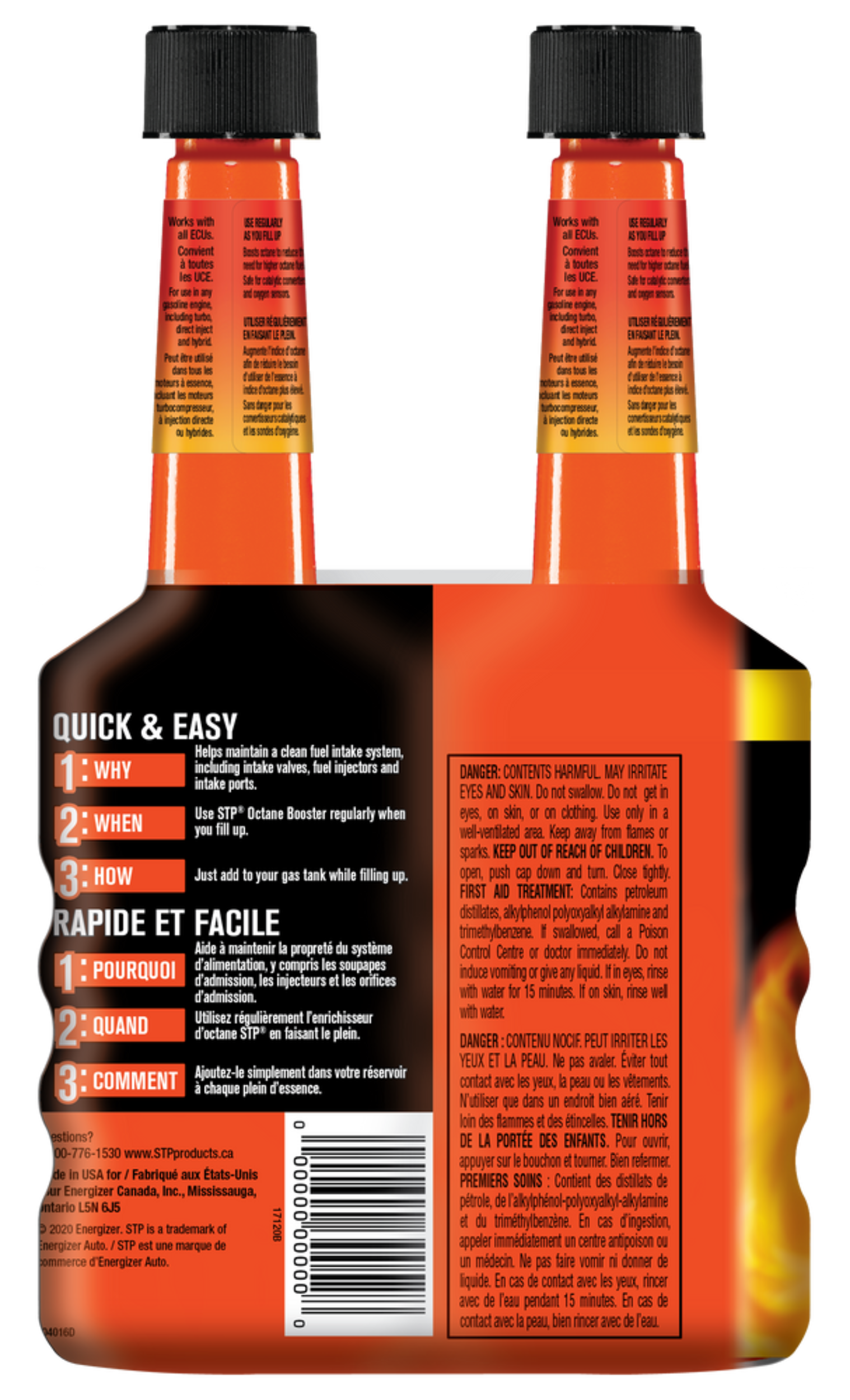 STP Octane Booster Fuel Additive, 2pk 155mL Canadian Tire