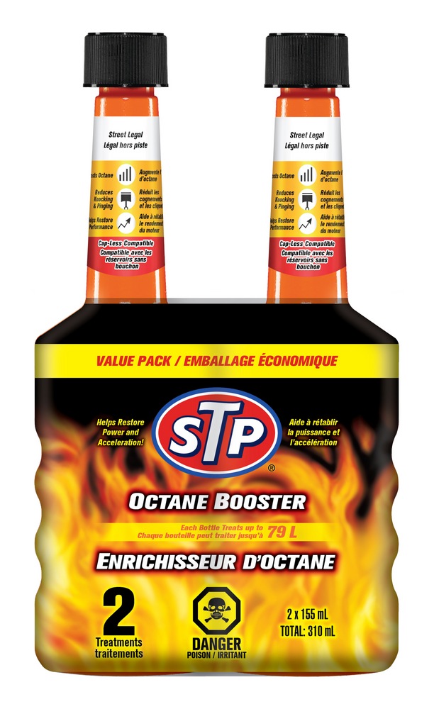 Additif pour carburant d’appoint d’octane STP, paq. 2, 155 mL