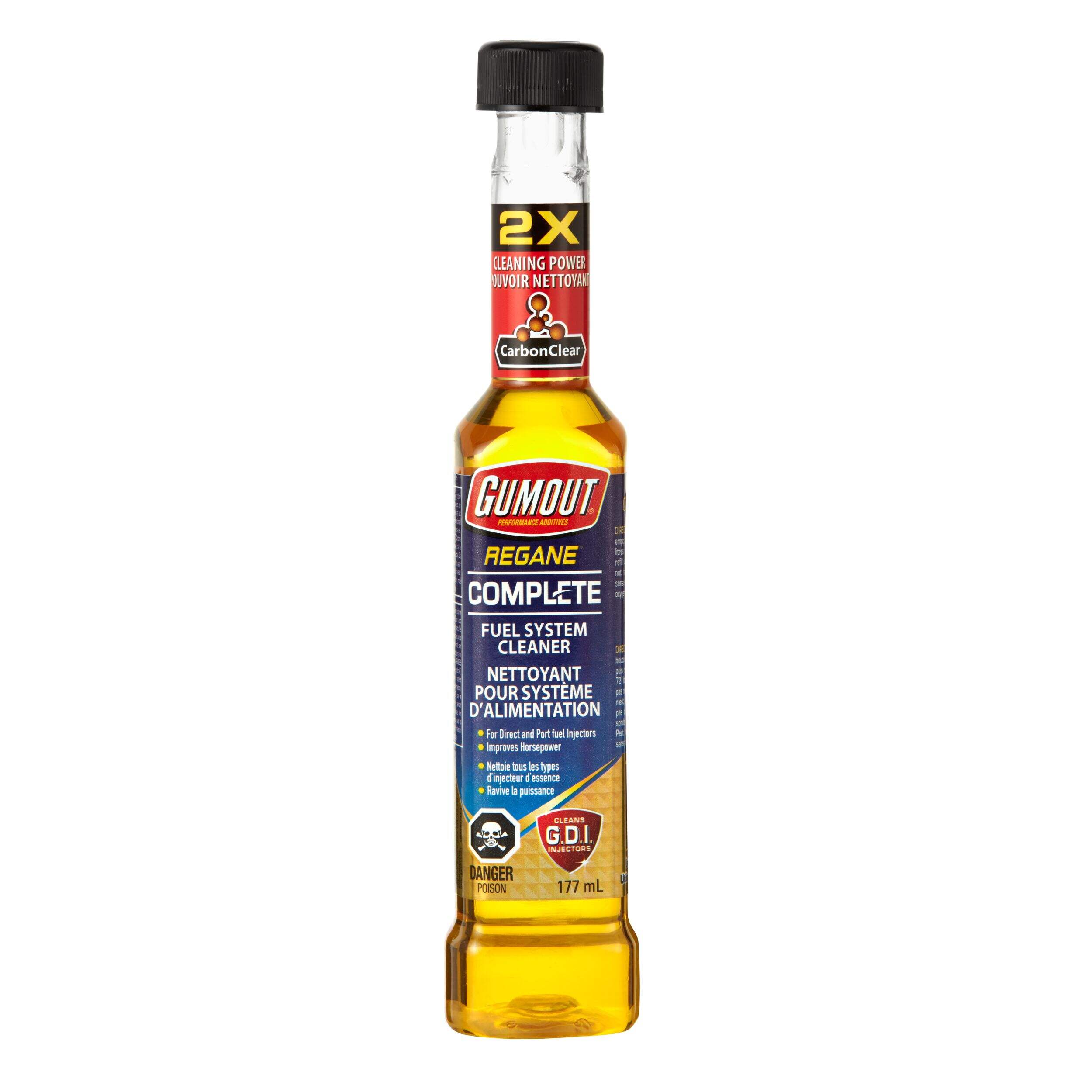 Gumout Regane® Complete Fuel System Cleaner, 177-mL Front_Flat