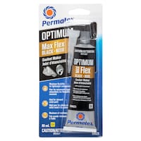 Permatex® Optimum Black Oil Resistant RTV Silicone Gasket Maker, 1-pk, 80-mL Front_Flat