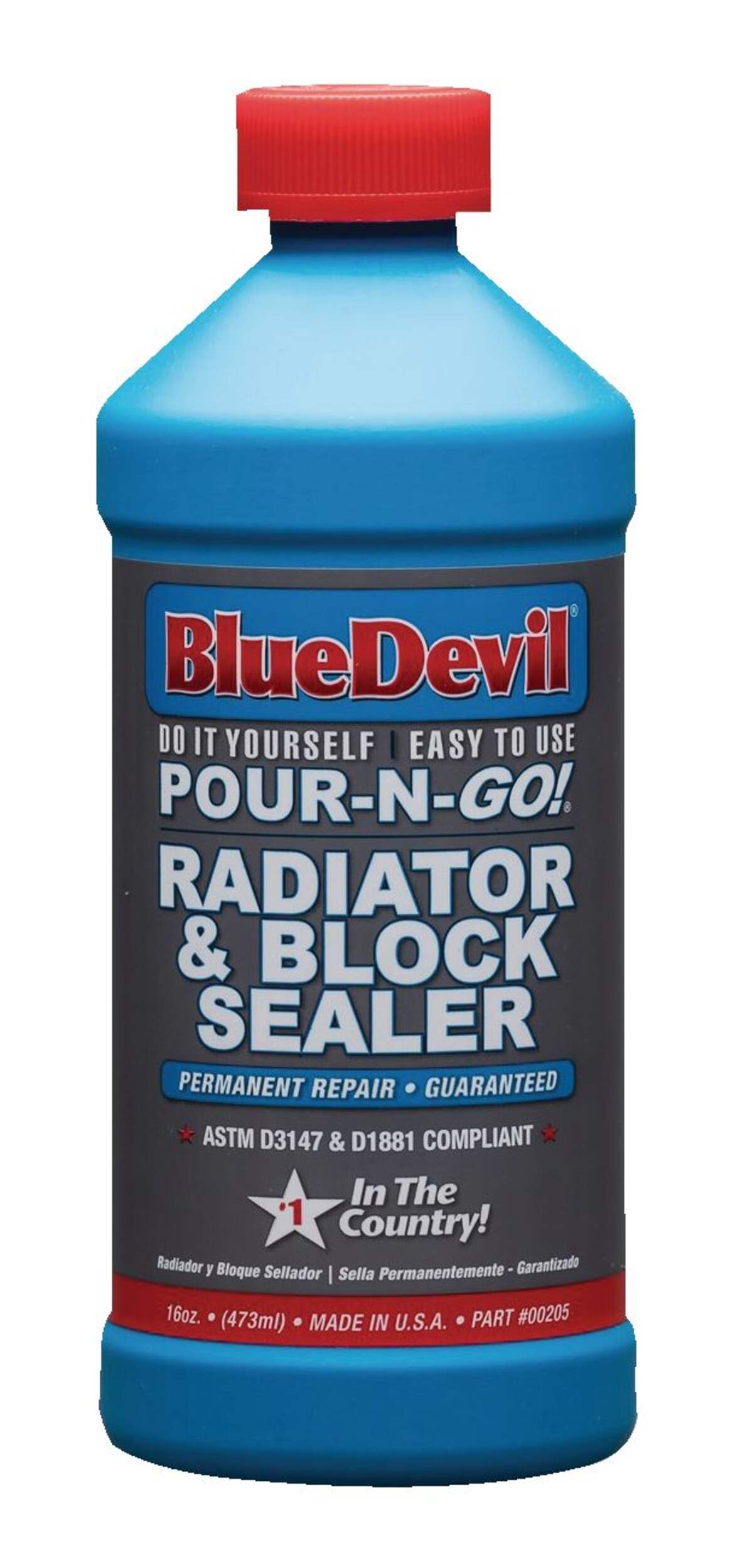 BlueDevil Pour-N-Go Radiator & Blocker Sealer, 473-mL Front_Flat