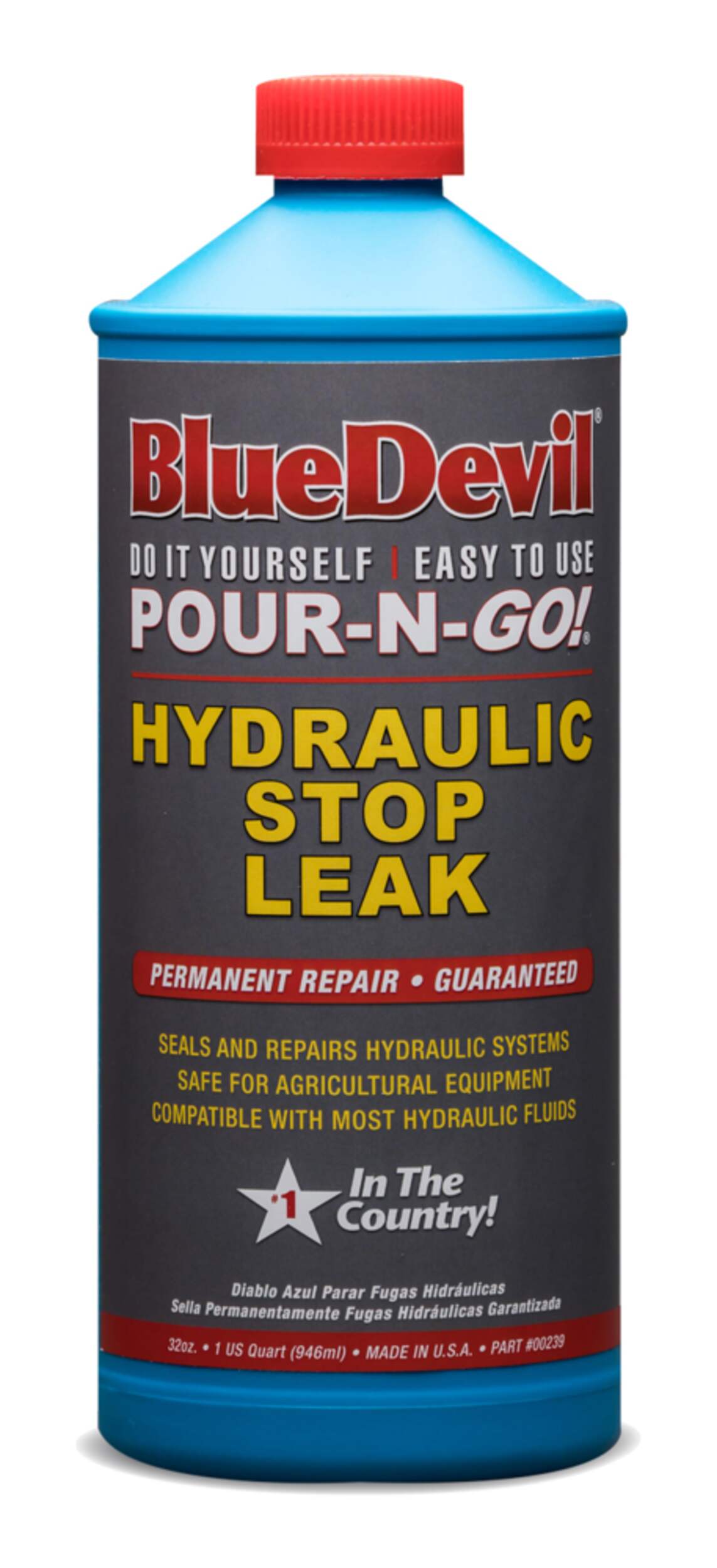 BlueDevil Hydraulic Stop Leak, 946-mL Front_Flat