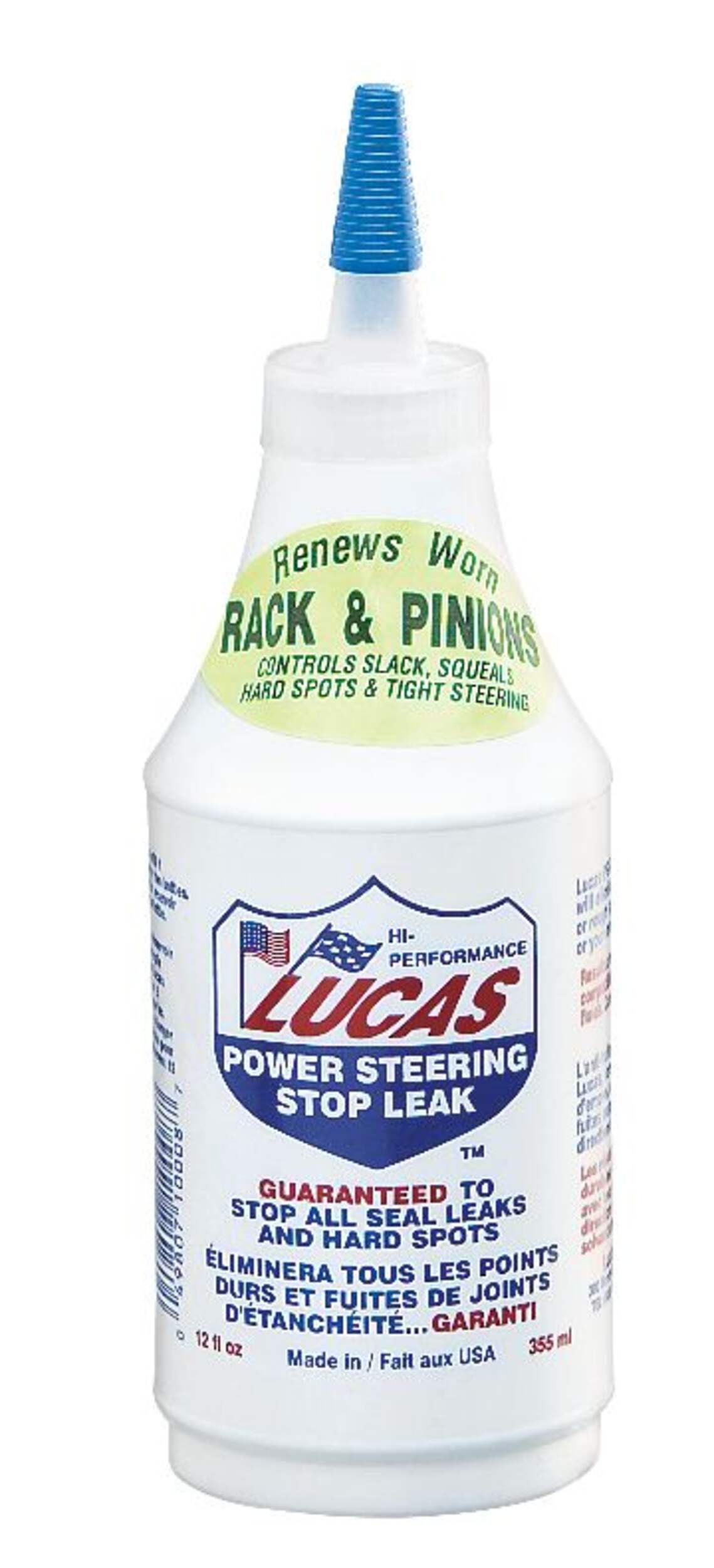 Antifuites pour direction assistée Lucas, 355 mL Front_Flat