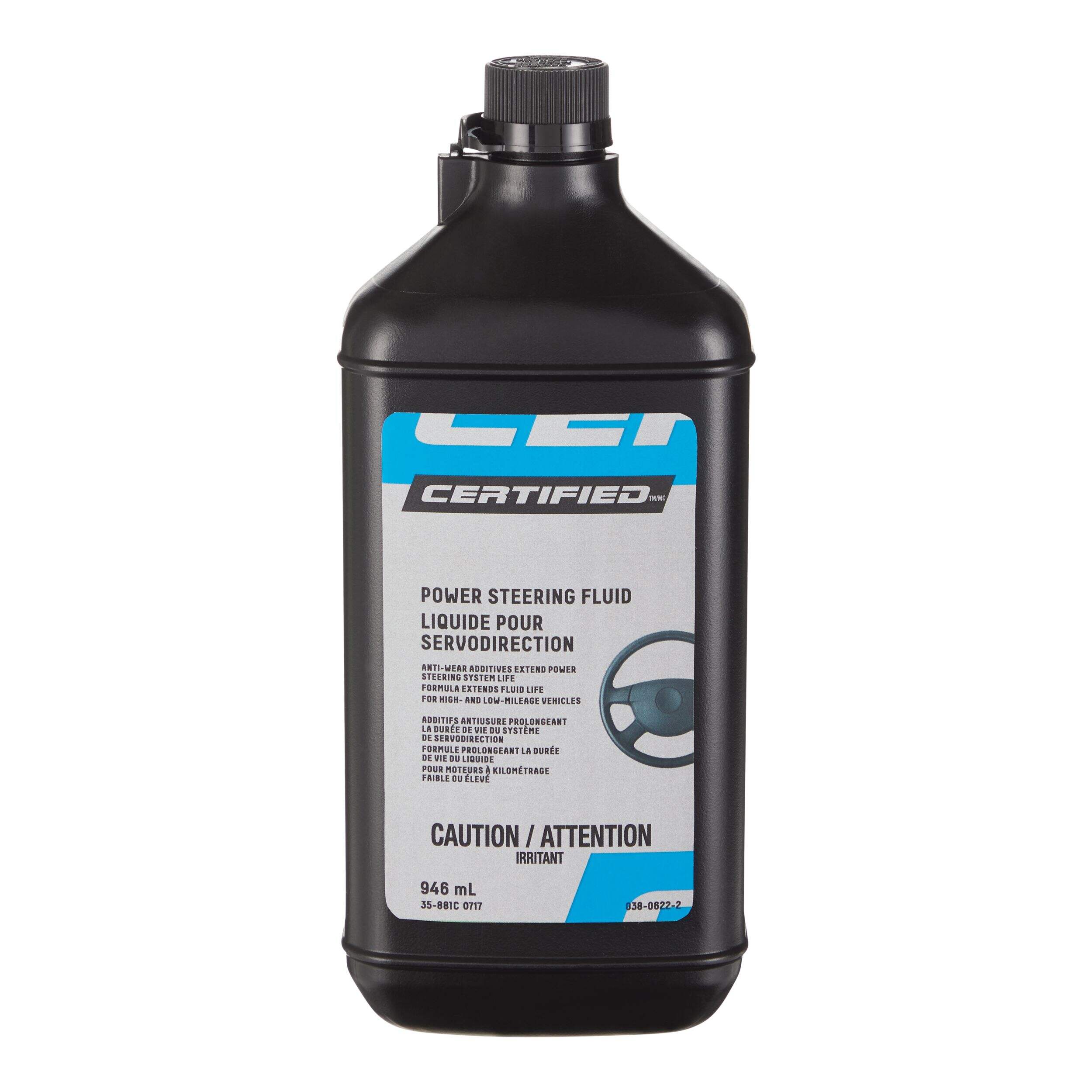 Liquide de servodirection Certified, 946 mL Front_Elevated