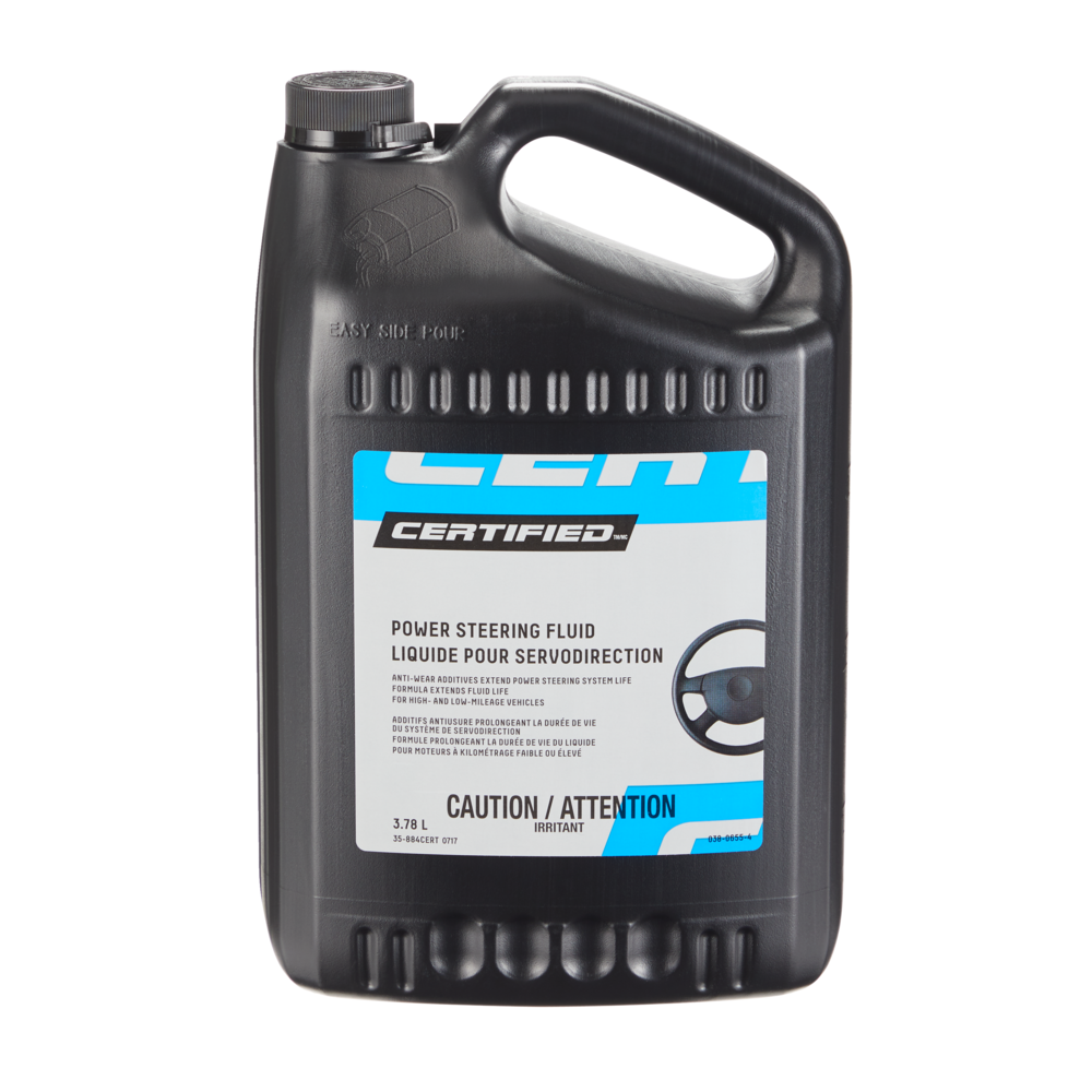 Certified Synthetic Power Steering Fluid, 3.78L Canadian Tire