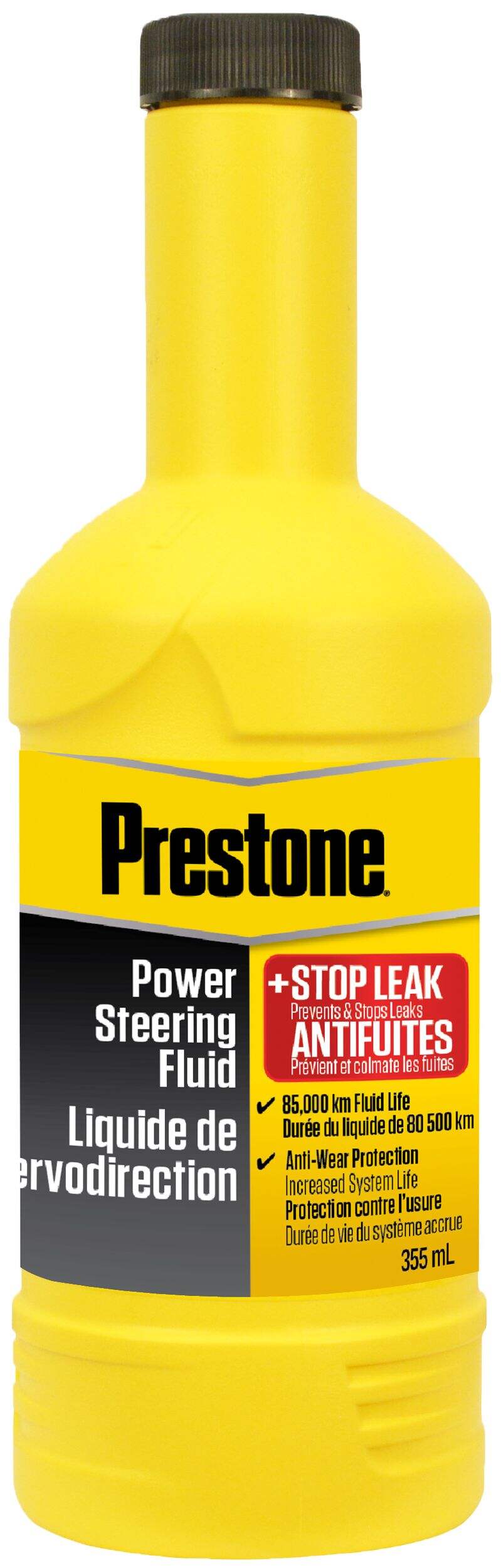 Prestone® Power Steering Fluid + Stop Leak 355mL Canadian Tire