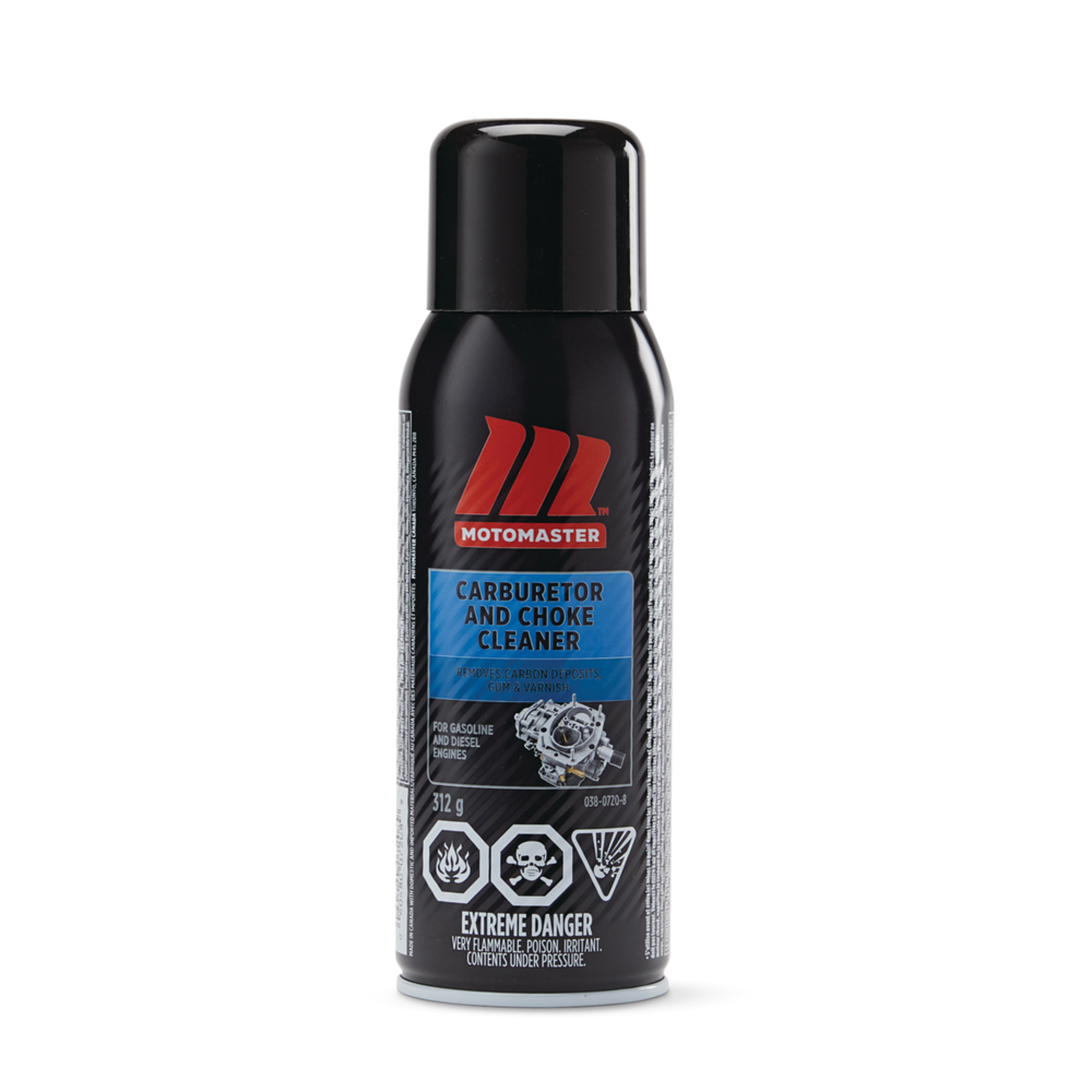 MotoMaster Carburetor & Choke Cleaner, 312g Canadian Tire
