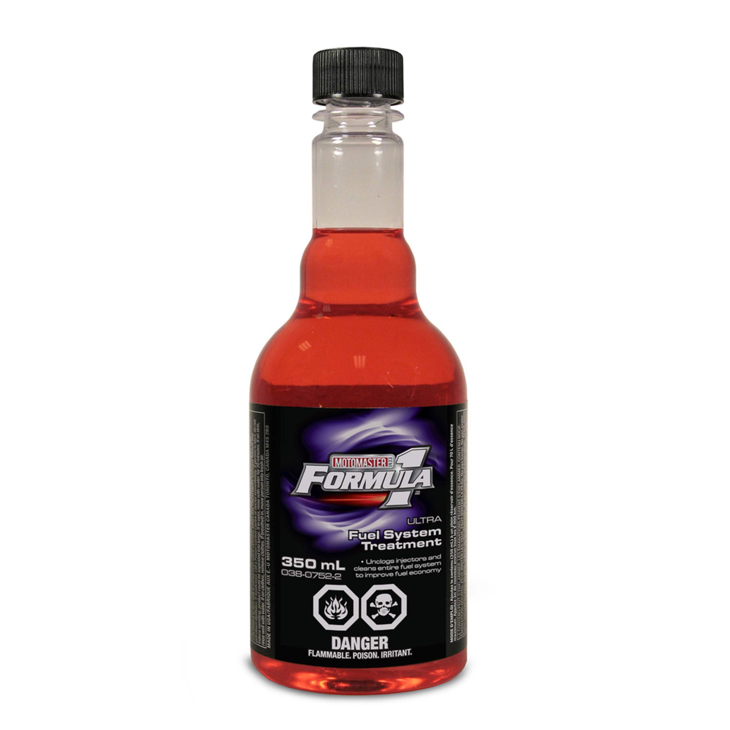 MotoMaster F1 Ultra Fuel System Treatment, 350 mL Front_Flat