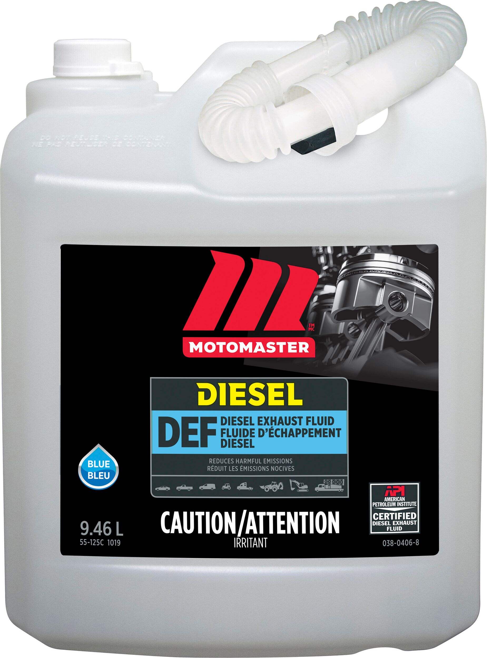 MotoMaster Diesel Exhaust Fluid (DEF), 9.46-L Front_Flat