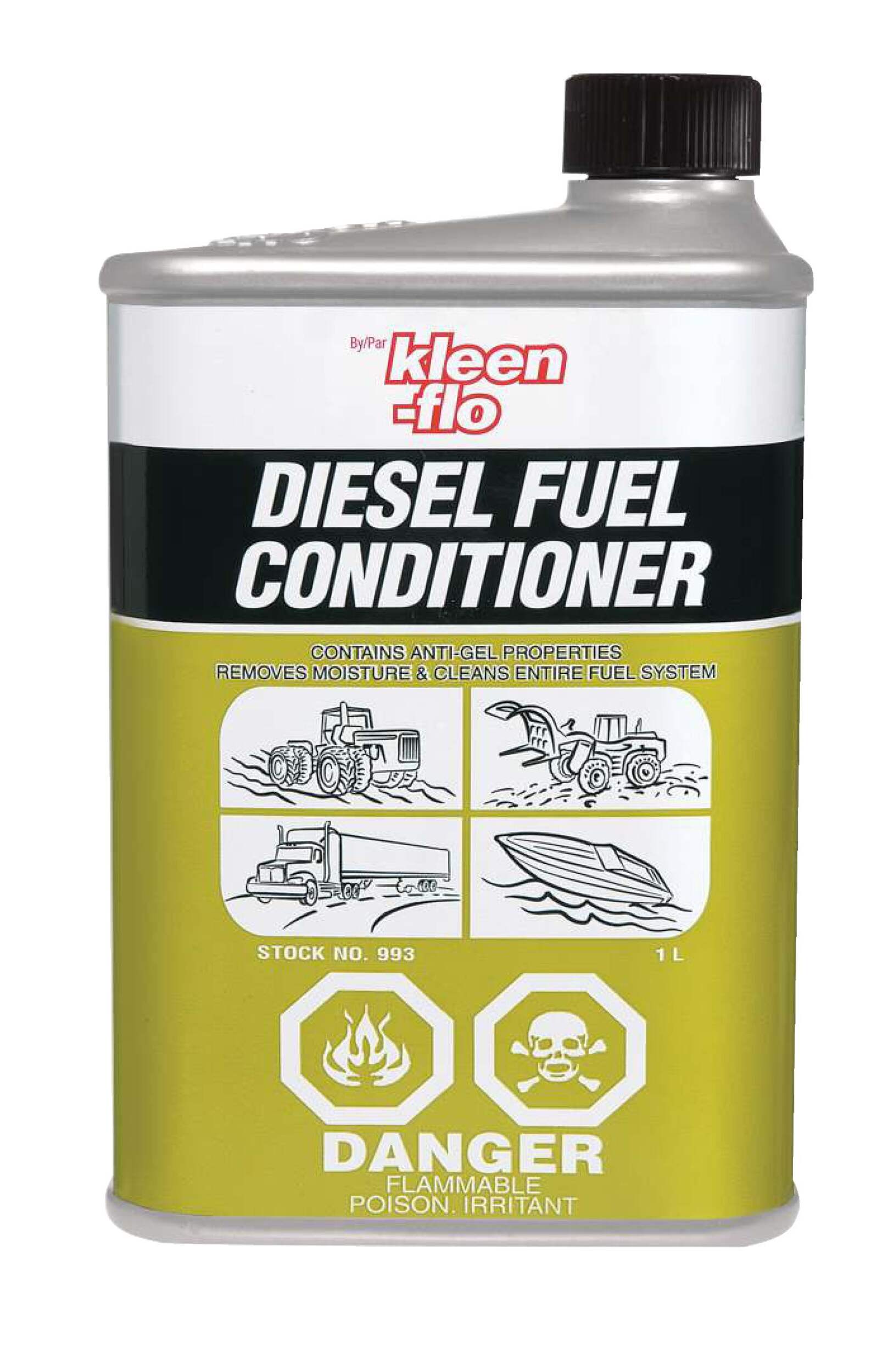 Kleen-Flo Diesel Fuel Conditioner, 1-L Front_Flat