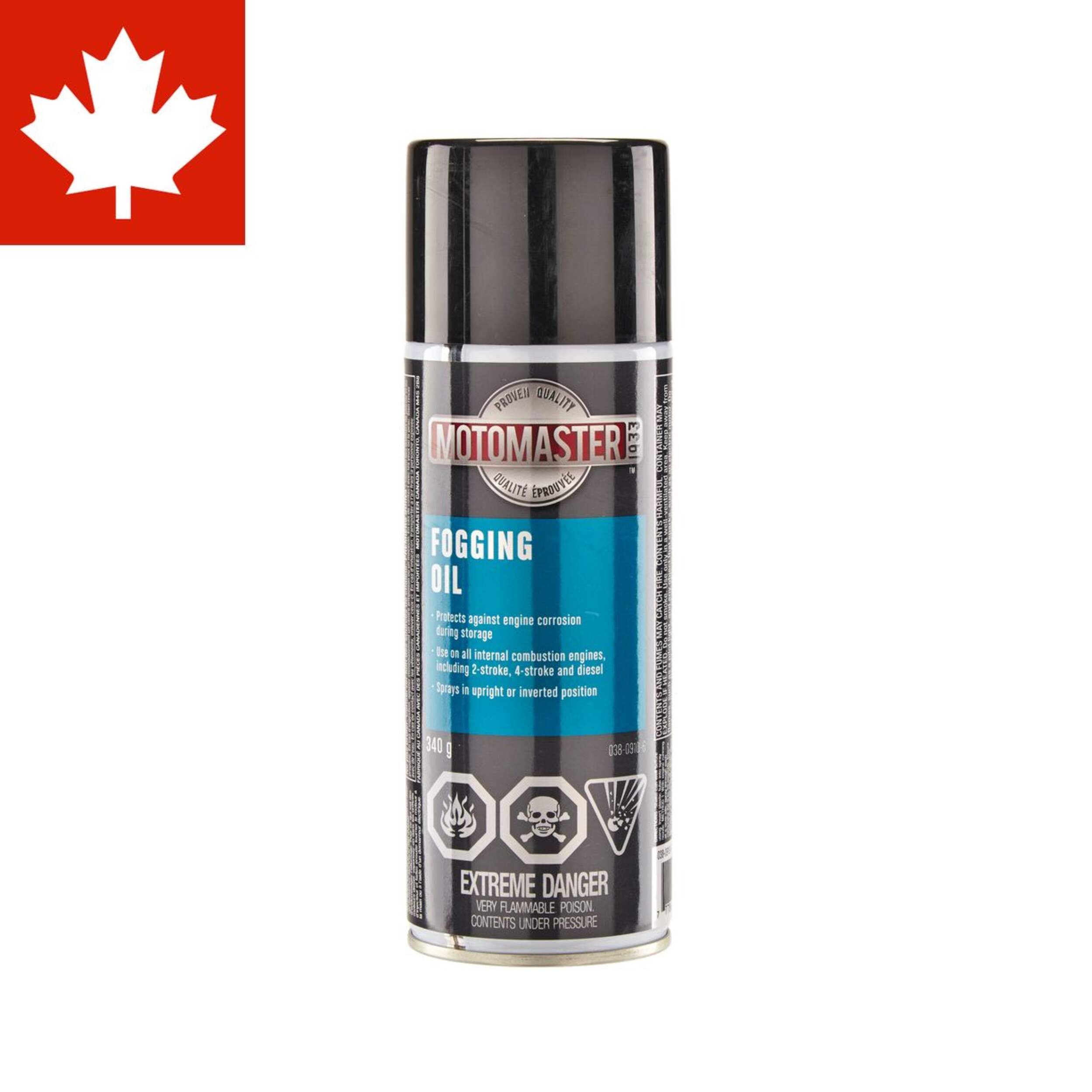 MotoMaster Fogging Oil, 340-g Front_Flat