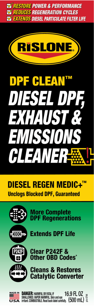 Rislone Fuel Exhaust And Emissions System Cleaner Rislone Diesel DPF, Exhaust & Emissions System Cleaner, 500-mL