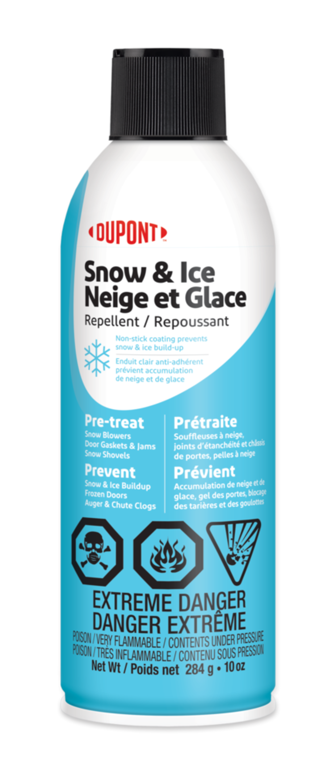Dupont Teflon Snow & Ice Repellant, 284-g Front_Flat