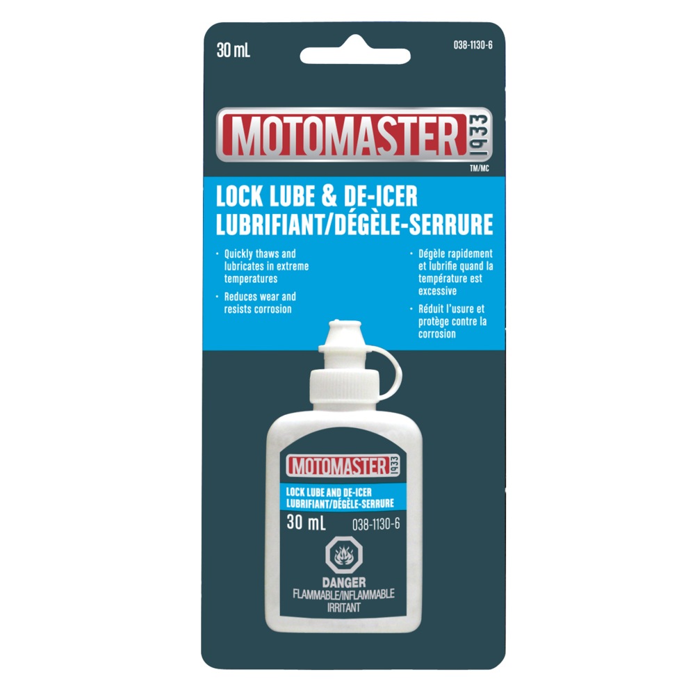MotoMaster Lock Lubricant & DeIcer, 30mL Canadian Tire